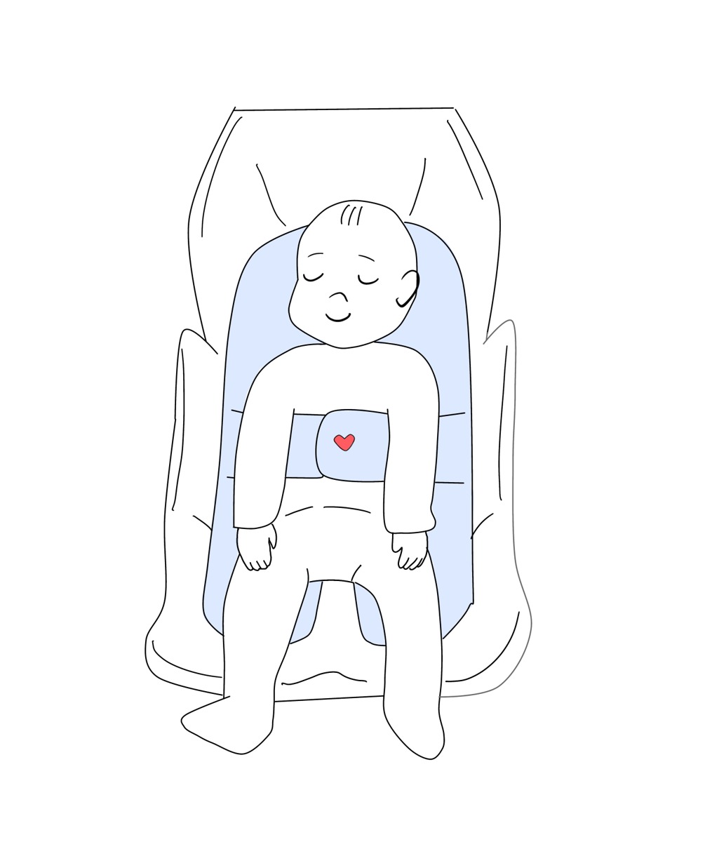 Car seat pad concept design